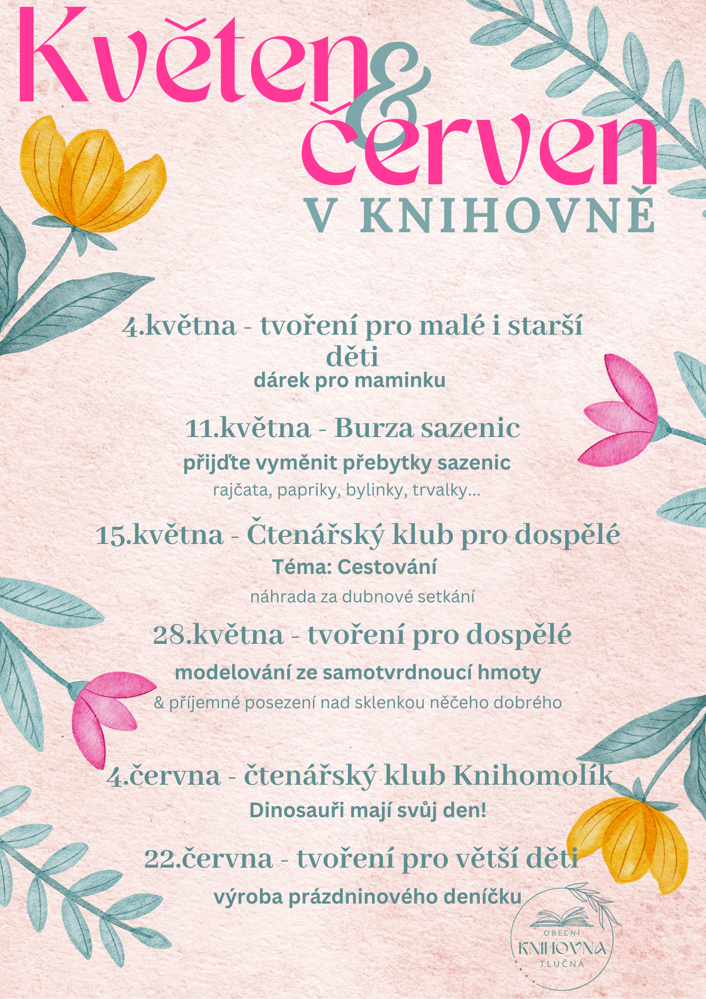 Květen & červen v knihovně