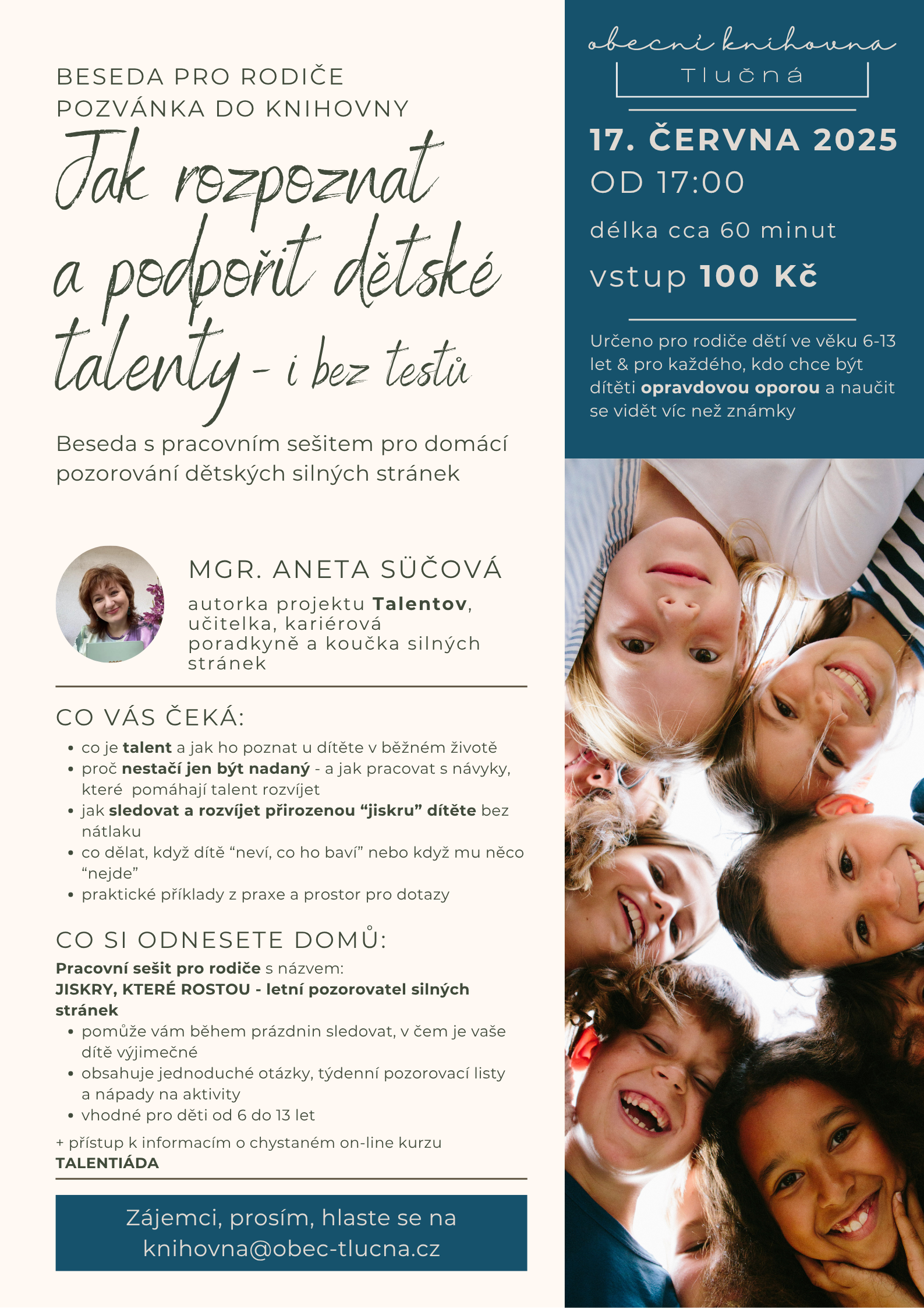Seminář – Jak rozpoznat a podpořit dětské talenty