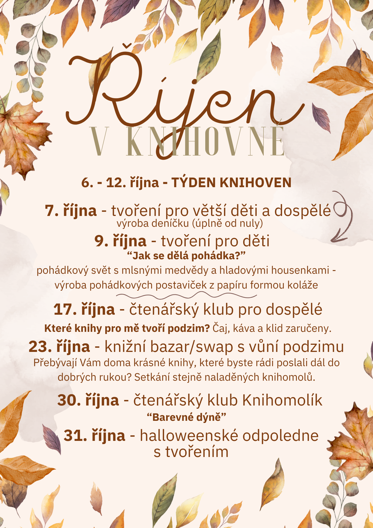 Říjen 2025 v knihovně