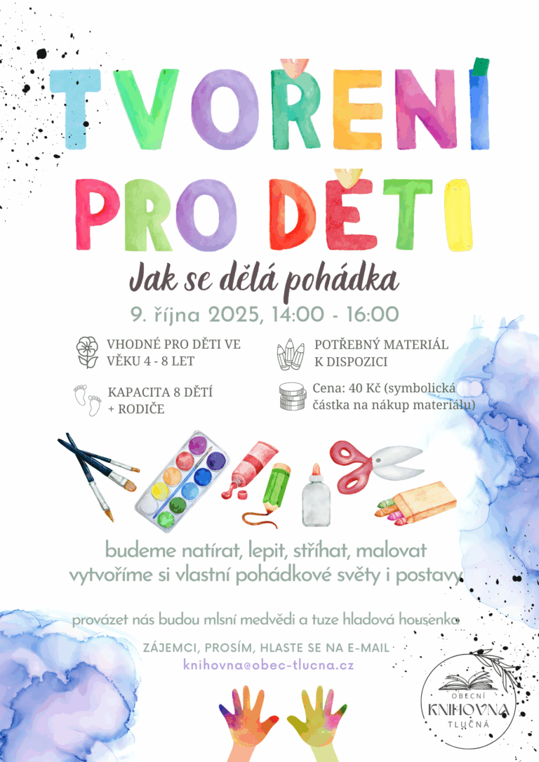 Jak se dělá pohádka – tvoření pro děti