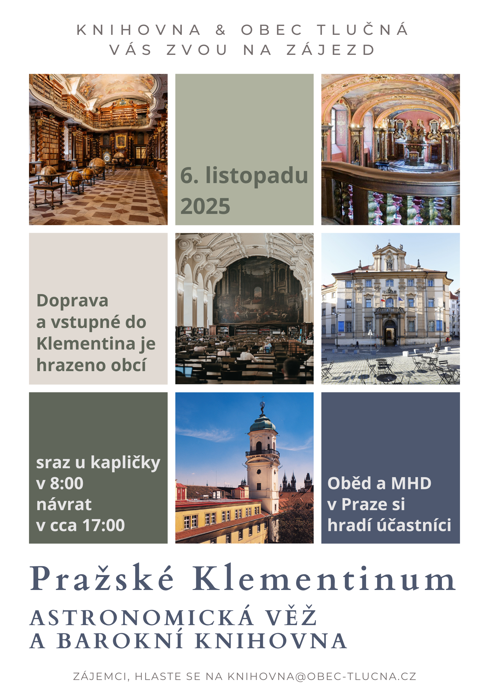 Zájezd do pražského Klementina