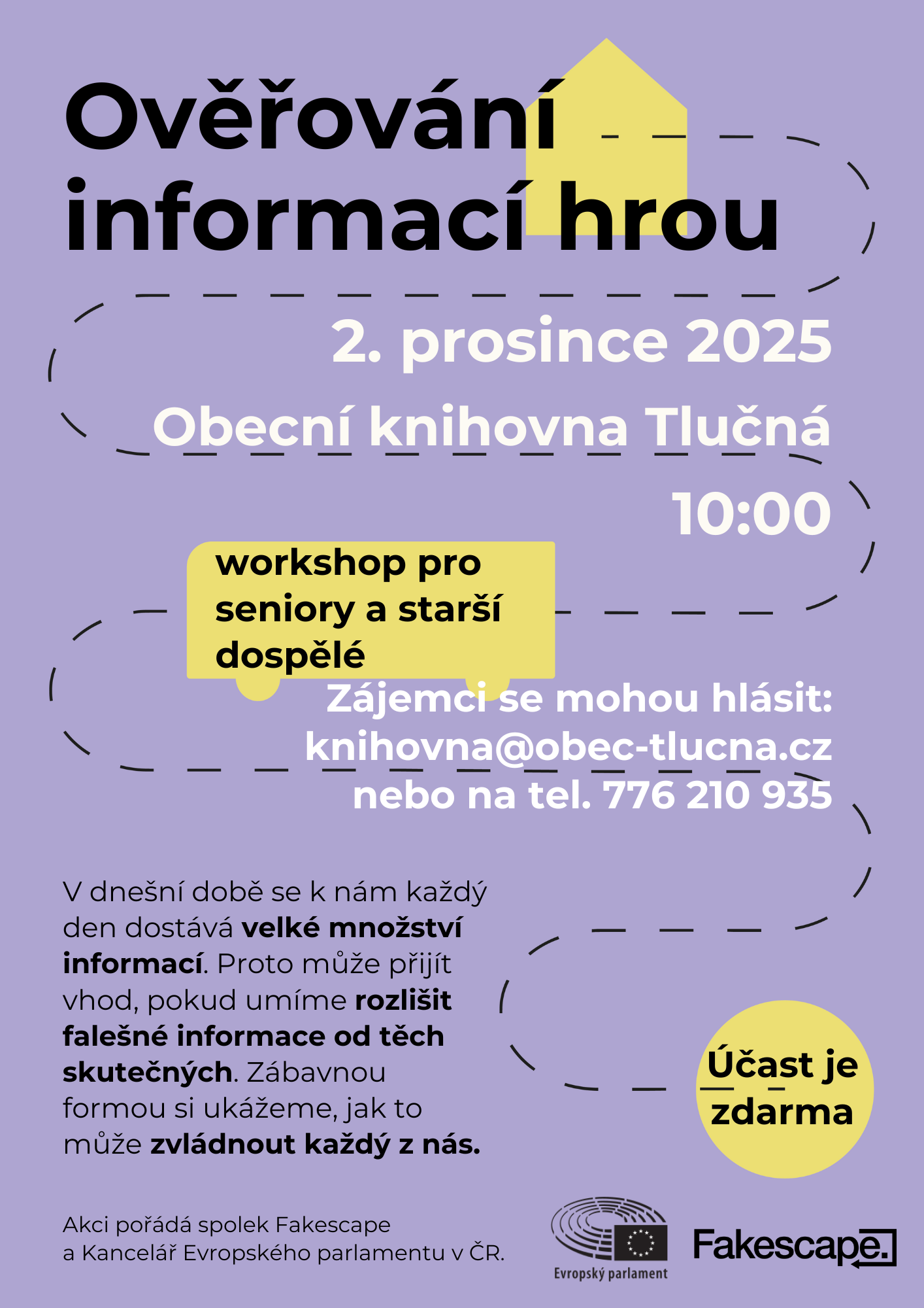 Ověřování informací hrou – workshop