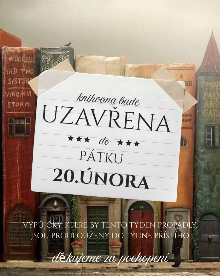 Knihovna uzavřena do pátku 20. února
