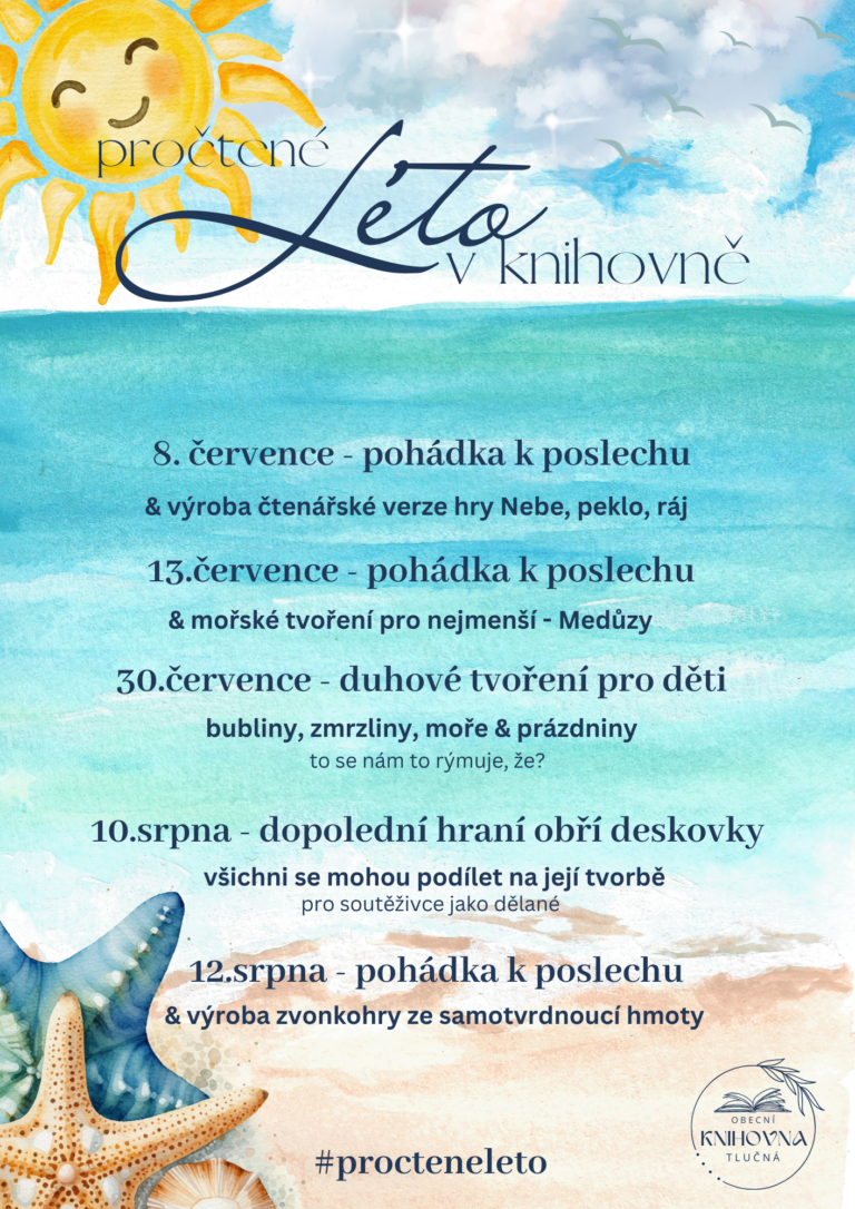 Prázdniny a #procteneleto v knihovně