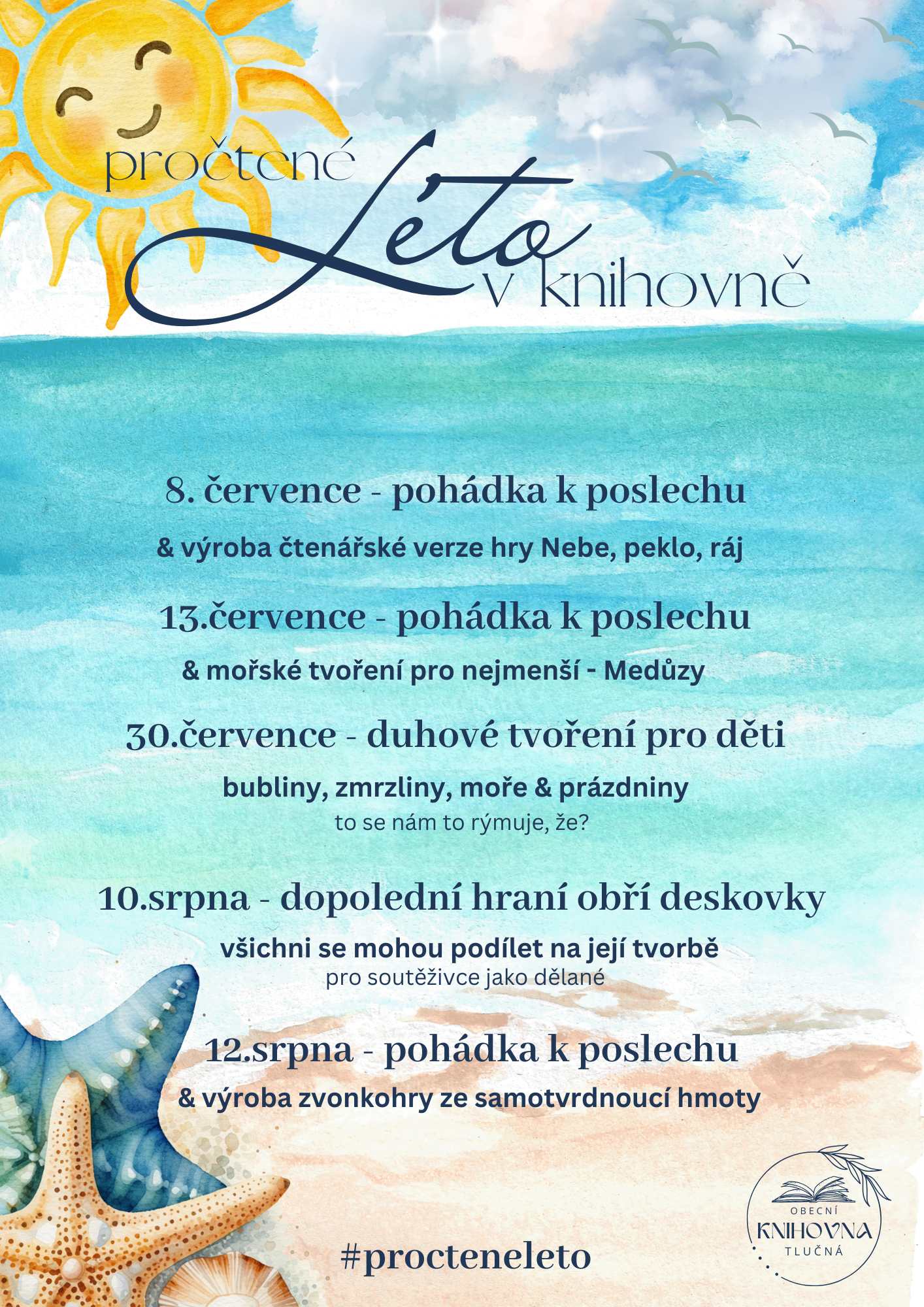 Prázdniny a #procteneleto v knihovně