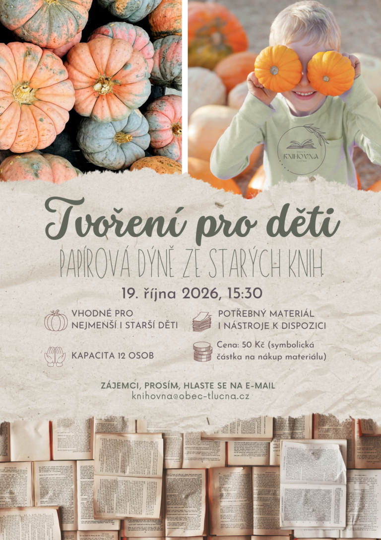 Papírové dýně ze stránek starých knih – tvoření pro děti