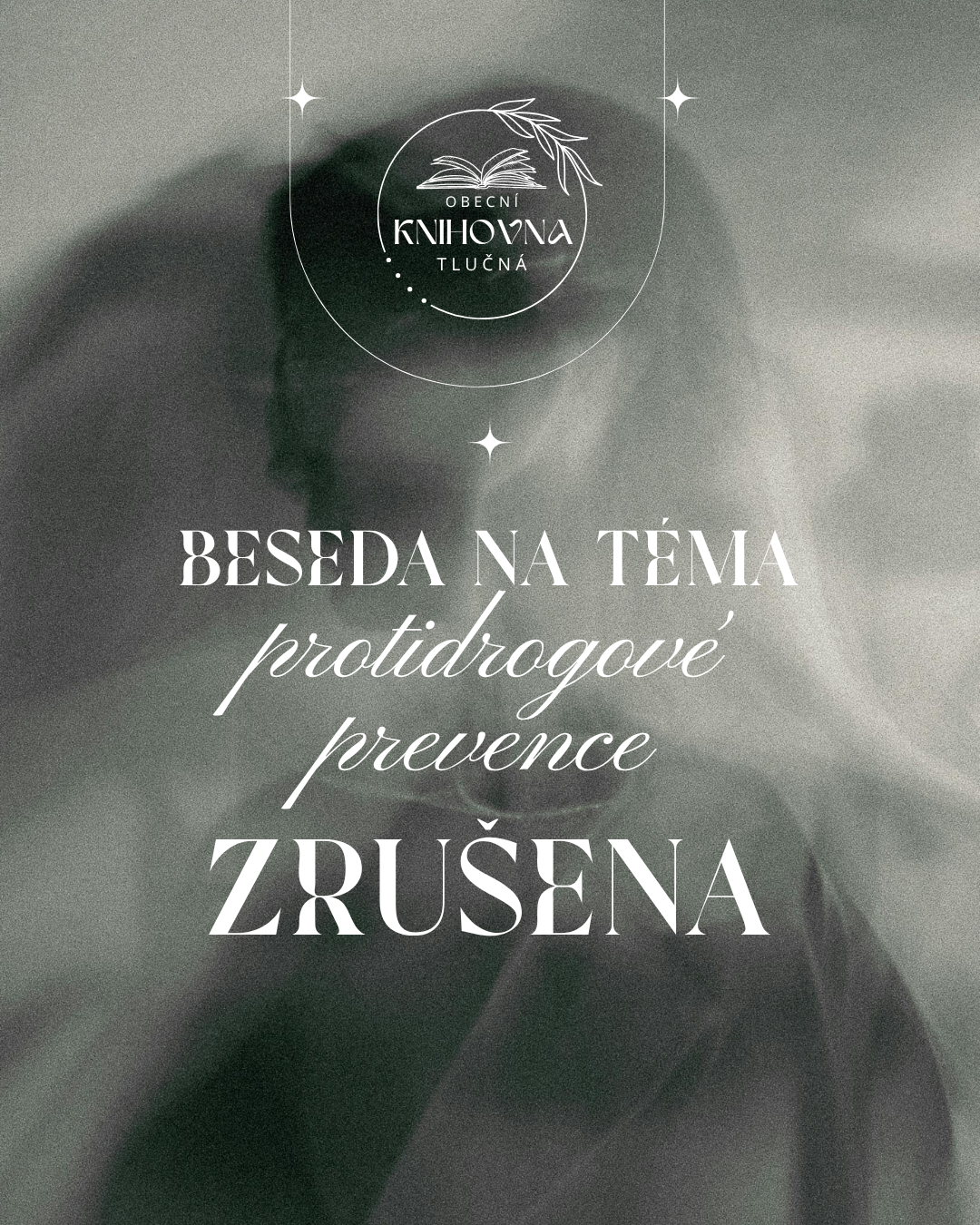 Beseda k protidrogové prevenci zrušena